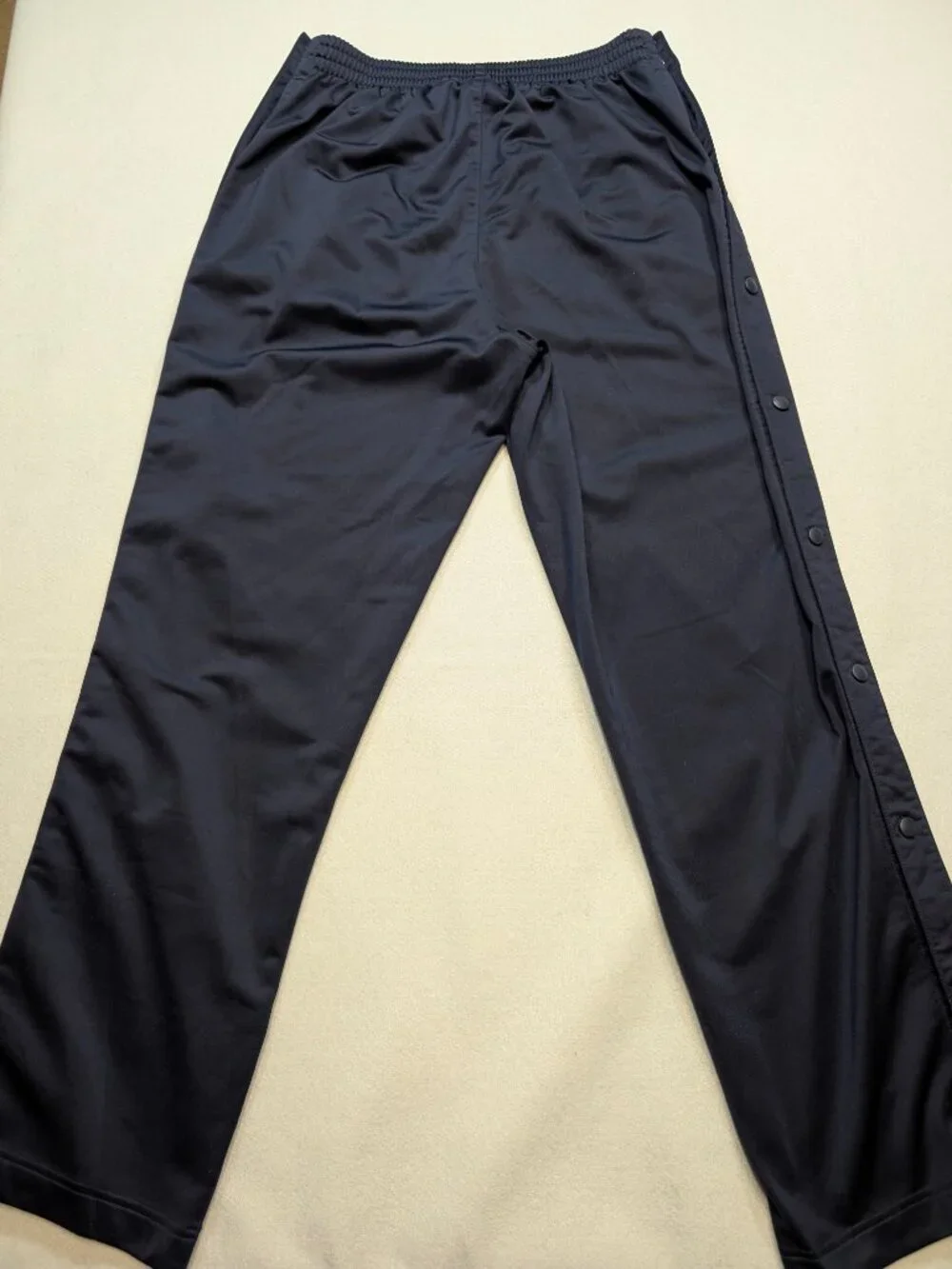 Vintage Foot Locker Navy Tearaway Snap Track Pants Men's M Y2K